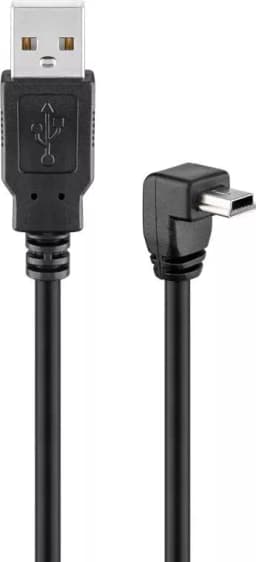 Cablu mini USB 90 grade 1.8m pentru GPS-uri Goobay 2