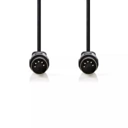 Cablu audio stereo Nedis DIN 5 pini tata - DIN 5 pini tata 3m 1