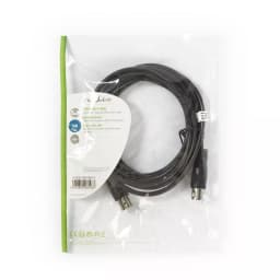 Cablu audio stereo Nedis DIN 5 pini tata - DIN 5 pini tata 3m 3