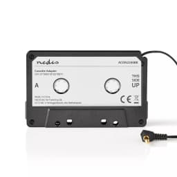 Adaptor caseta - Jack 3.5 mm tata negru NEDIS 6