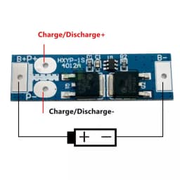 Modul protectie incarcare 1x 18650 12A BMS 1S 1