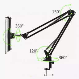 Stand pentru tableta cu brat dublu 33+33cm 2