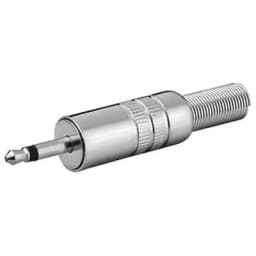 Mufa Jack 3.5 mm mono tata metal Goobay 2