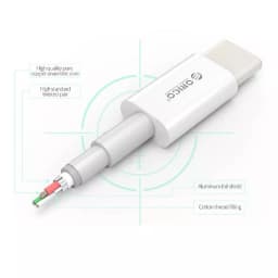 Cablu USB type C tata-tata 1m alb Orico BCU-10 4