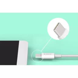 Cablu USB type C tata-tata 1m alb Orico BCU-10 7
