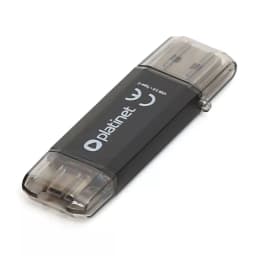 Flash Drive USB 3.0 + TYPE C 64GB C-DEPO PLATINET PMFC64S 2