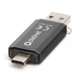 Flash Drive USB 3.0 + TYPE C 64GB C-DEPO PLATINET PMFC64S 1
