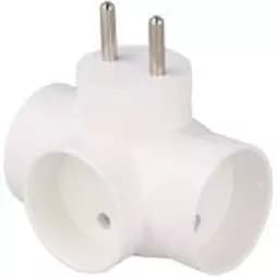 R-30/S Conector AC supply splitter Layout 2P white TIMEX-ELEKTRO