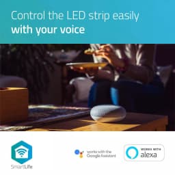 Banda LED 5050 5m Smart Wi-Fi Nedis RGB 2700.6500 5m 15