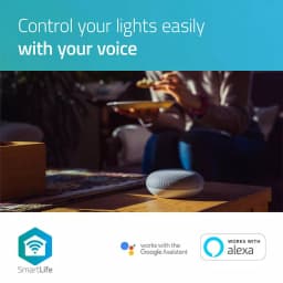 Bec LED Smart WiFi B22 9W 800lm alb cald 2700K Nedis 4