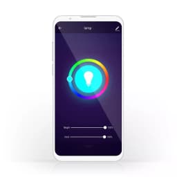 Bec LED Smart WiFi RGB lumina alba calda E27 6W 470lm Nedis NEDIS 2