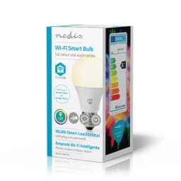 Bec LED Smart WiFi RGB lumina alba calda E27 6W 470lm Nedis NEDIS 3