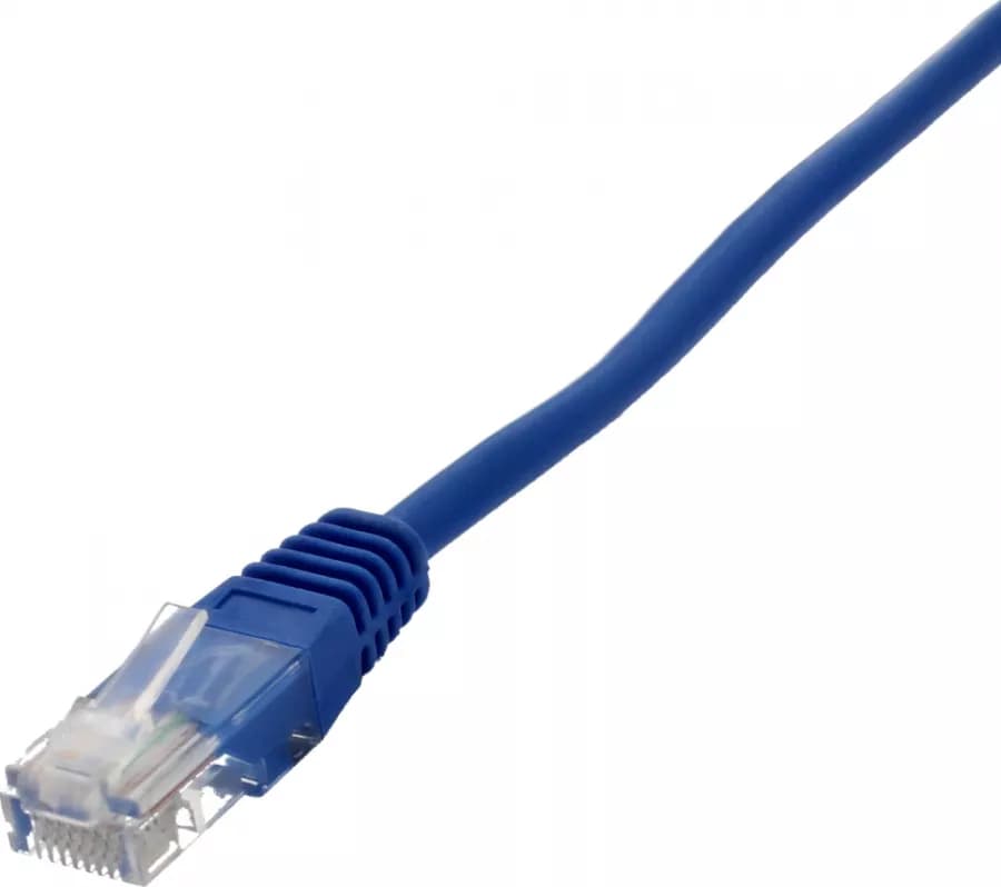 Cablu UTP cat5e patch cord 0.25m albastru Well