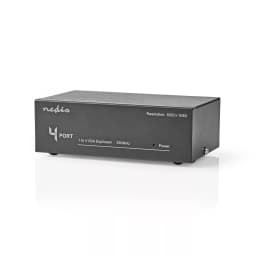 Splitter VGA 4 porturi negru NEDIS 2