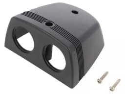 Carcasa aplicata pentru 2x prize auto negru SCI A13-142-8 1