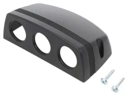 Carcasa aplicata pentru 3x prize auto negru SCI A13-142-16 1