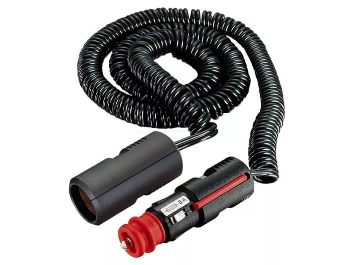 Cablu prelungitor bricheta auto 12-24 8A tata-mama 2.5m neagra PRO CAR
