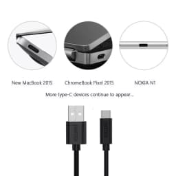 Cablu USB-A - USB TYPE C 3m 2.4A negru Choetech AC0004 2
