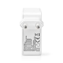 Alimentator incarcator 220V - USB 24W 2x2.4A 2x1A alb NEDIS 4