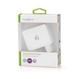 Alimentator incarcator 220V - USB 24W 2x2.4A 2x1A alb NEDIS 6