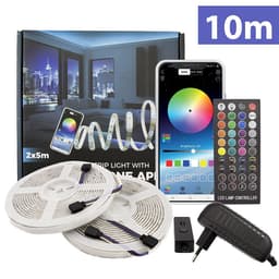 Set banda LED 30/m RGB SMART 2x5m IP65 7.2W/m 36W SunShine 1