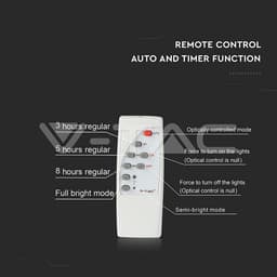 Reflector LED 16W 6000K 1050lm cu incarcare solara V-TAC 7
