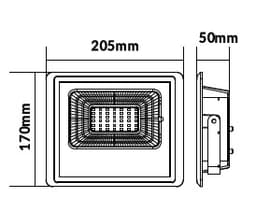 Reflector LED 12W 6000K 550lm cu incarcare solara V-TAC 7