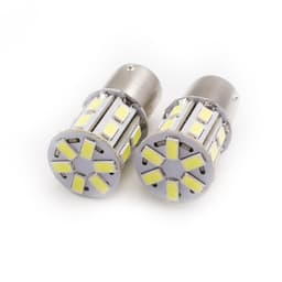 Set becuri LED auto P21W BA15S 12V 500lm 20X5730SMD alb CARGUARD 2buc 1