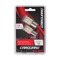 Set becuri LED auto P21W BA15S 12V 500lm 20X5730SMD alb CARGUARD 2buc 3
