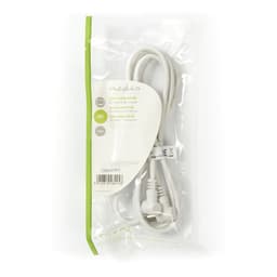 Cablu IEC Coaxial tata cotit - IEC Coaxial mama cotit 1.5m alb NEDIS 3