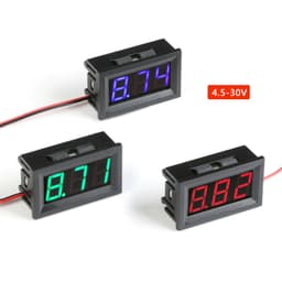 Voltmetru digital 4.5-30V cu display rosu 2