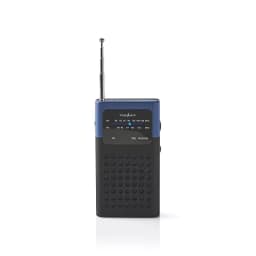 Radio FM de buzunar negru/albastru 1.5W Nedis 2