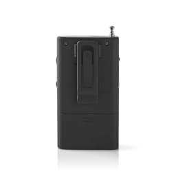 Radio FM de buzunar negru/albastru 1.5W Nedis 4