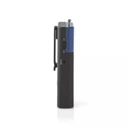 Radio FM de buzunar negru/albastru 1.5W Nedis 5