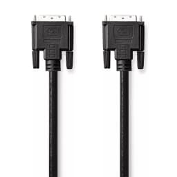 Cablu DVI-D 24+1-Pin tata - DVI-D 24+1-Pin tata 3m negru Nedis 1