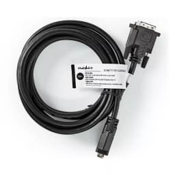 Cablu DVI-D 24+1-Pin tata - DVI-D 24+1-Pin tata 3m negru Nedis 3