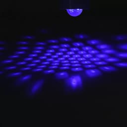 Set 4 Mini ASTRO RGB cu stroboscop si telecomanda 7
