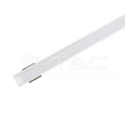 Profil aluminiu pentru banda LED 2m 17.4mm x 12.1mm mat V-TAC 3