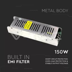 Sursa alimentare dimabila 24V 150W 6.5A IP20 V-TAC 3