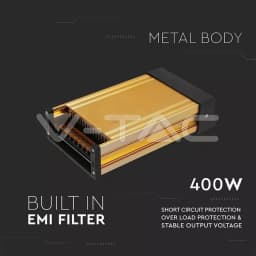 Sursa alimentare SMPS 12V 400W 33.33A IP45 V-TAC 4