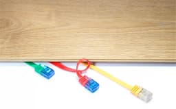 Cablu plat Cat6 UTP 20m 250MHz RJ45 cupru alb Goobay 5