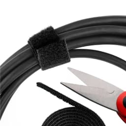 Set de gestionare fixare cabluri 1m negru Goobay 2