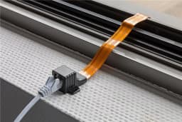Cablu de trecere fereastra RJ45 LAN ultra-slim 0.25m Goobay 2