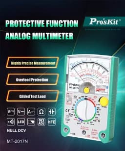 Multimetru analogic cu functie de protectie ProsKit MT-2017N 4
