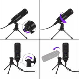 Microfon cardioid gaming cu trepied VARR VGMTB2 3