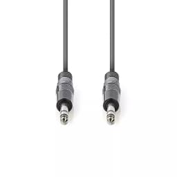 Cablu audio stereo 6.35 mm tata - 6.35 mm tata 3m gri NEDIS 2
