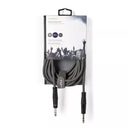 Cablu audio stereo 6.35 mm tata - 6.35 mm tata 5m gri NEDIS 3