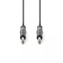 Cablu audio stereo 6.35 mm tata - 6.35 mm tata 5m gri NEDIS 2