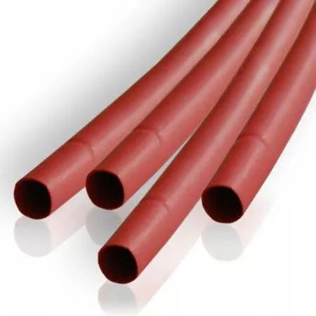Tub termocontractabil 10mm/ 5mm rosu 0.5m Kemot