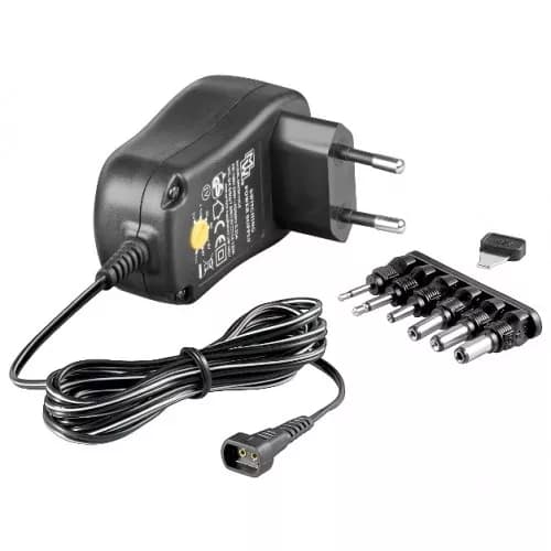 Alimentator 3-12V 1A 6 mufe Goobay